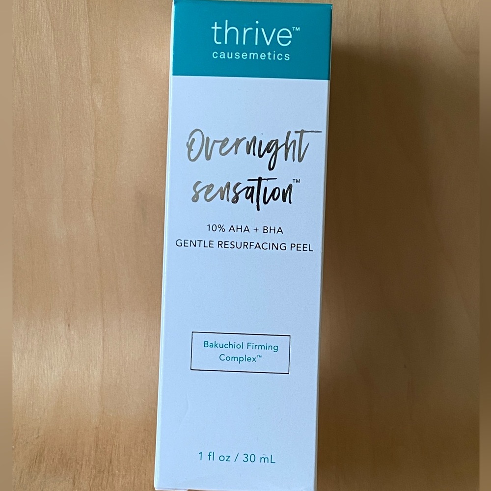 Overnight Sensation Gentle Peel by Thrive Causemetics, new and unopened